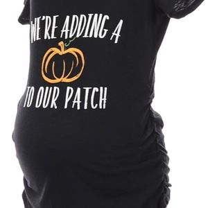 Maternity Pumpkin Annocement Shirt